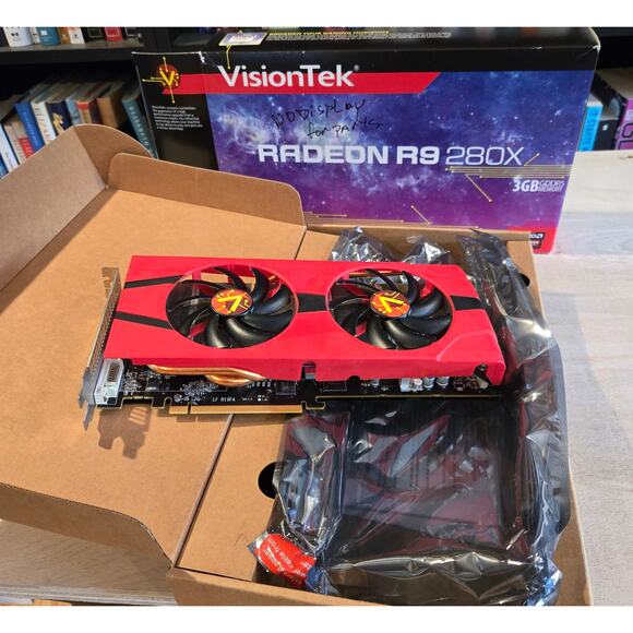 VisionTek R9 280X graphics card FOR PARTS READ - Picture 1 of 7